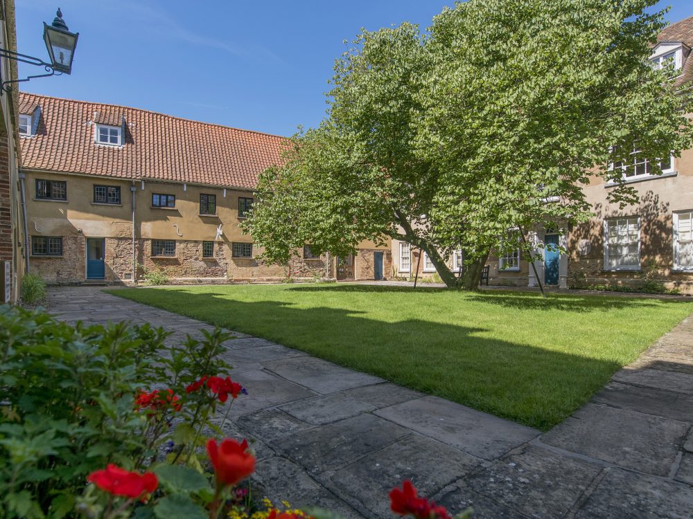 A daytime shot of King's Lynn Minster in the sunshine.