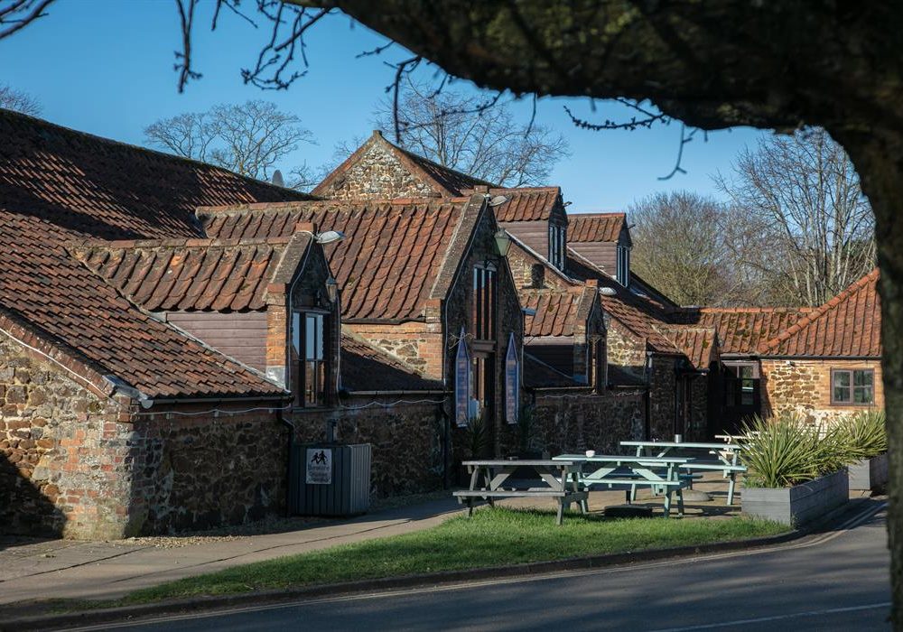The exterior of Bluebell Cottage in west Norfolk.