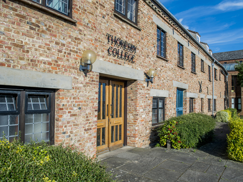A daytime shot of Thoresby College in King's Lynn.