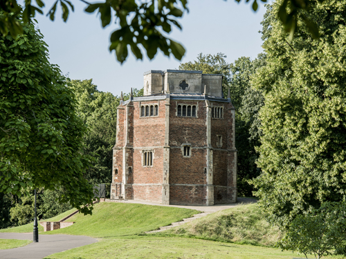 The Red Mount Chapel situated in the centre of The Walks in King's Lynn.