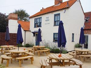 The exterior of Bluebell Cottage in west Norfolk.