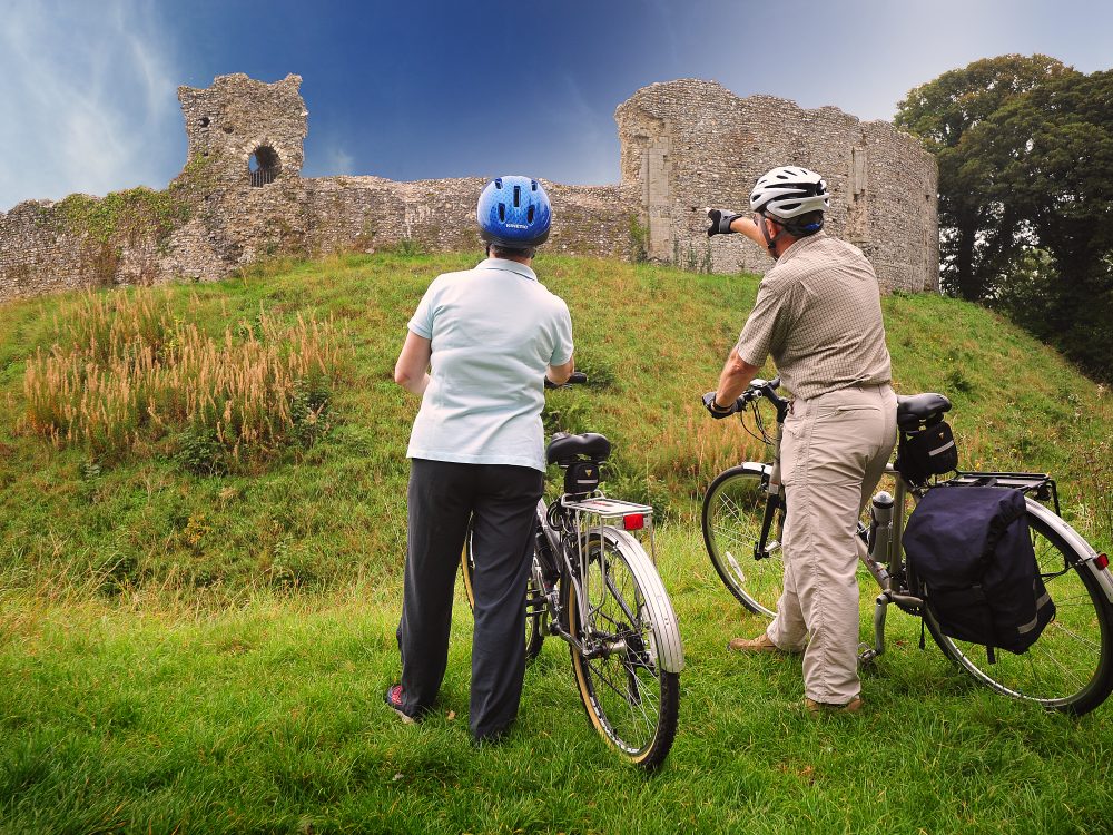 A countryside shot of rural west Norfolk before sunset.