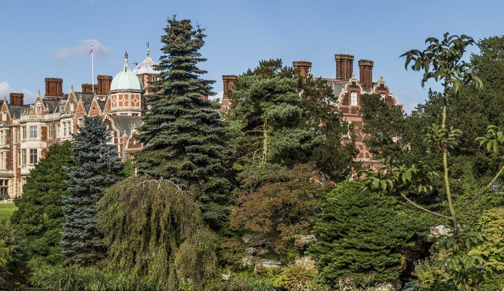 A panoramic shot of Sandringham House, the much-loved country retreat of Her Majesty The Queen