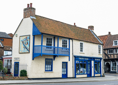 A daytime shot of King's Lynn Minster in the sunshine.