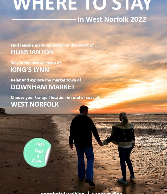 The Where to Stay in West Norfolk publication for 2022.