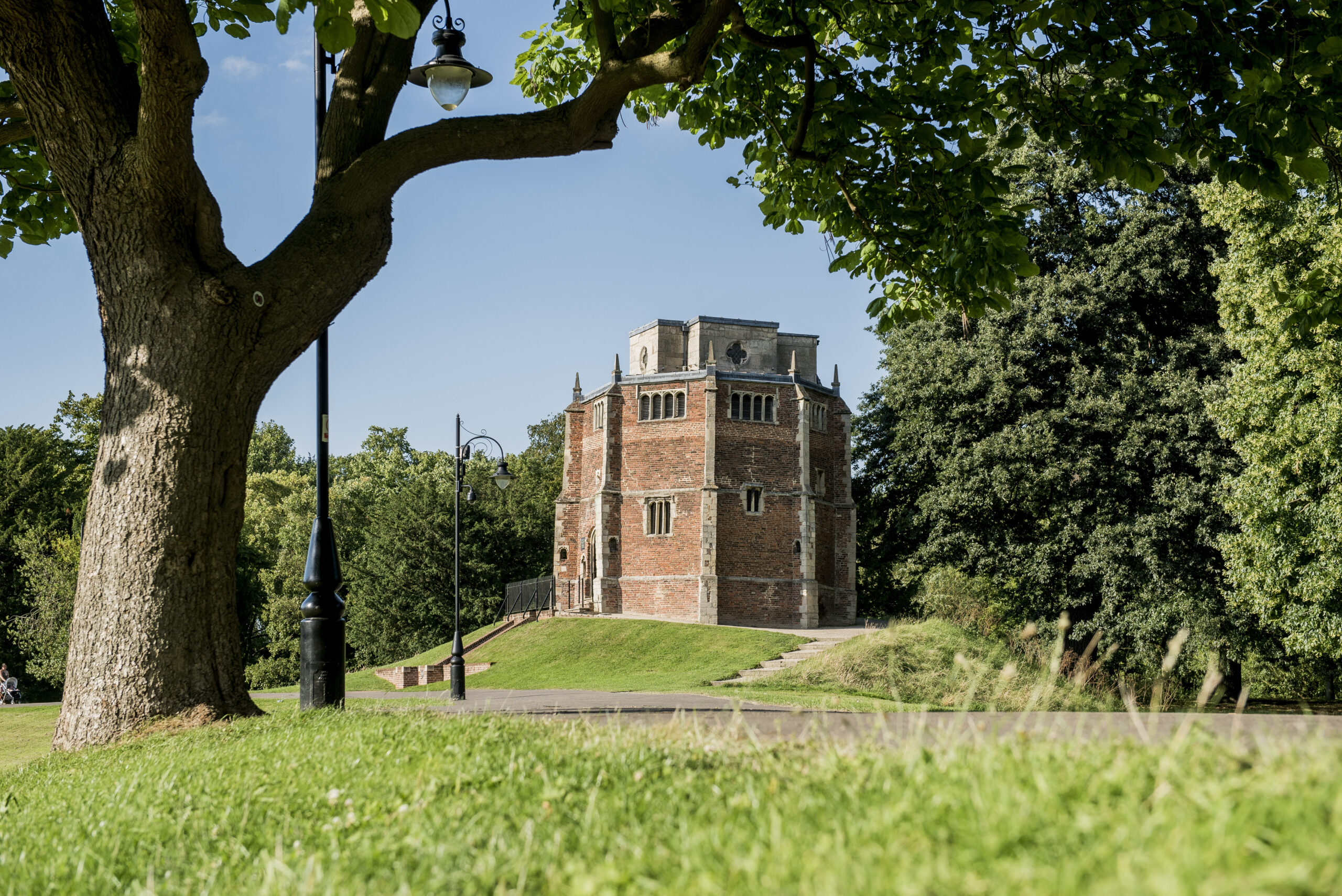 The Red Mount Chapel situated in the centre of The Walks in King's Lynn.