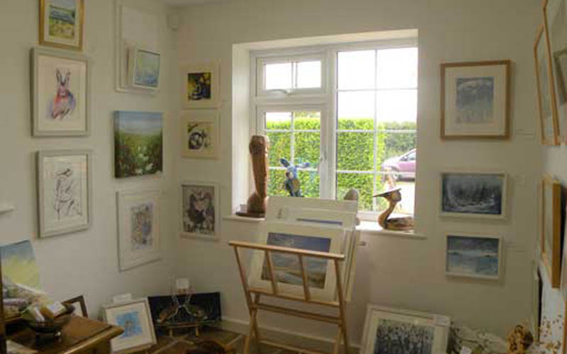 Inside the Garage Studio in Ringstead