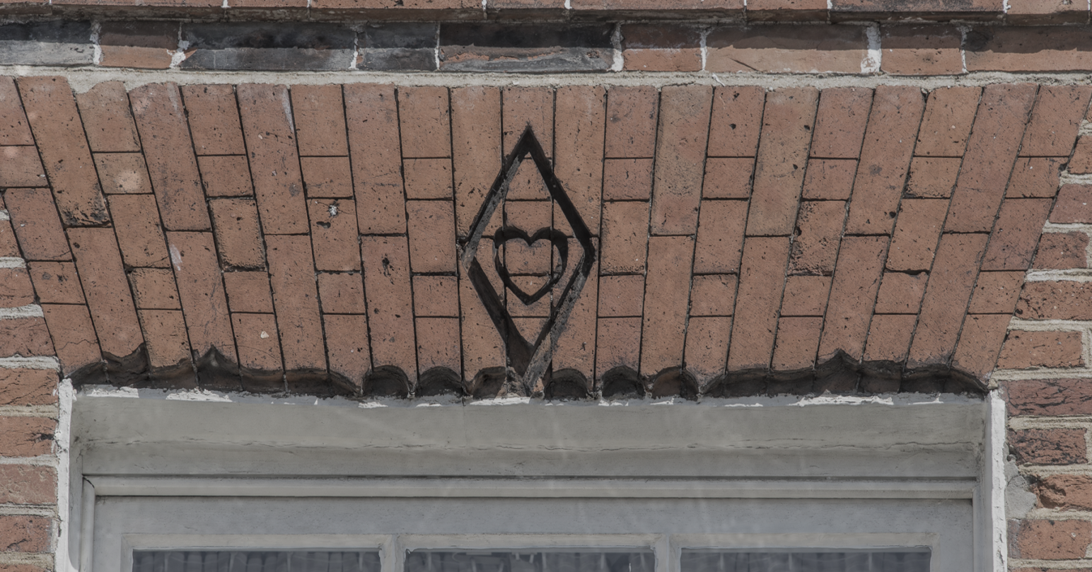 The Witch's Heart engraving in King's Lynn, West Norfolk