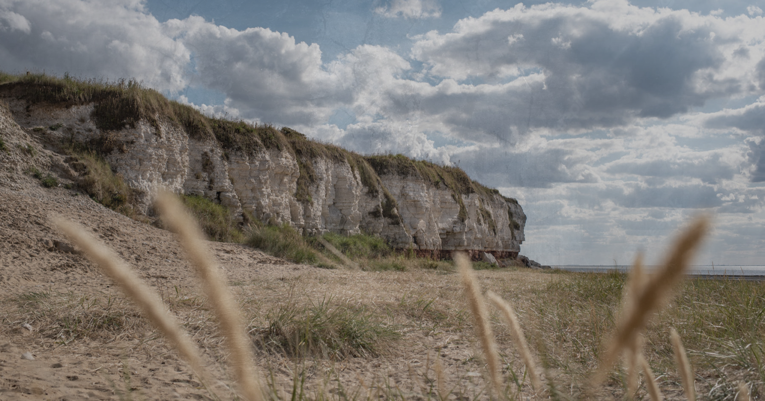 A gloomy image of Old Hunstanton, West Norfolk