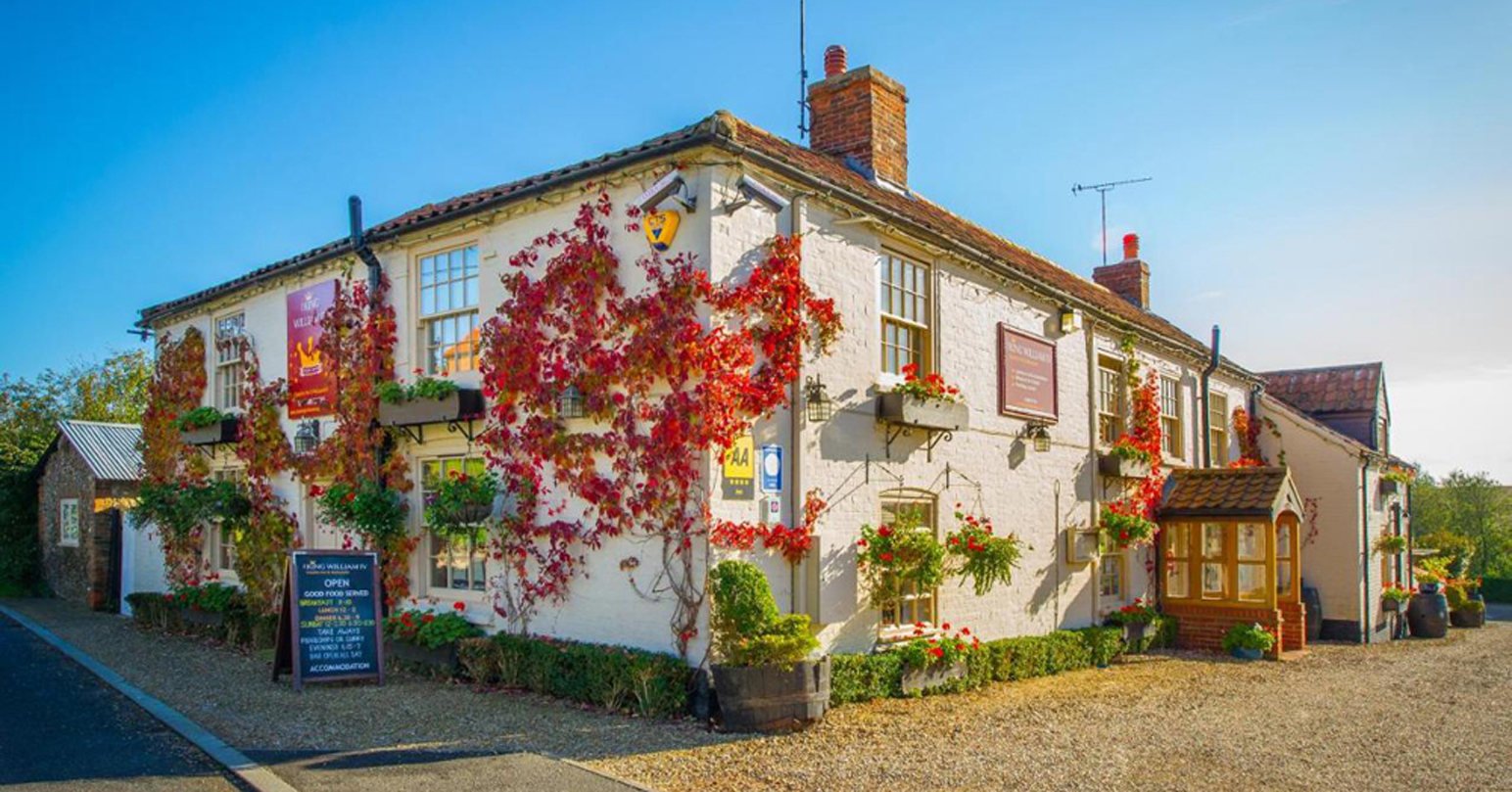 Exterior of King William IV Country Inn.