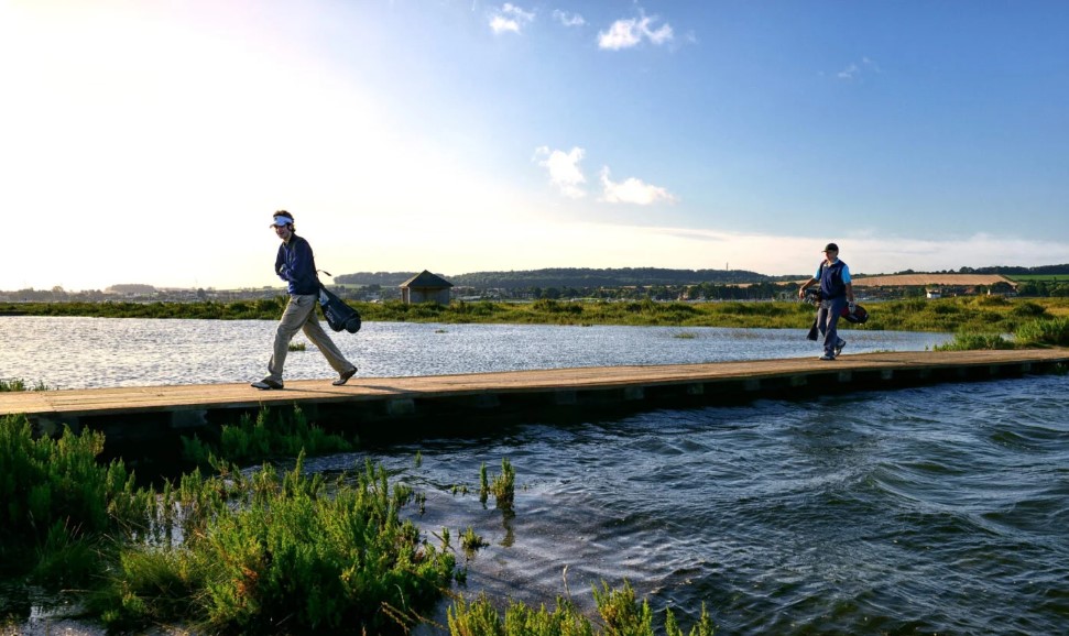 Golf course in west Norfolk.