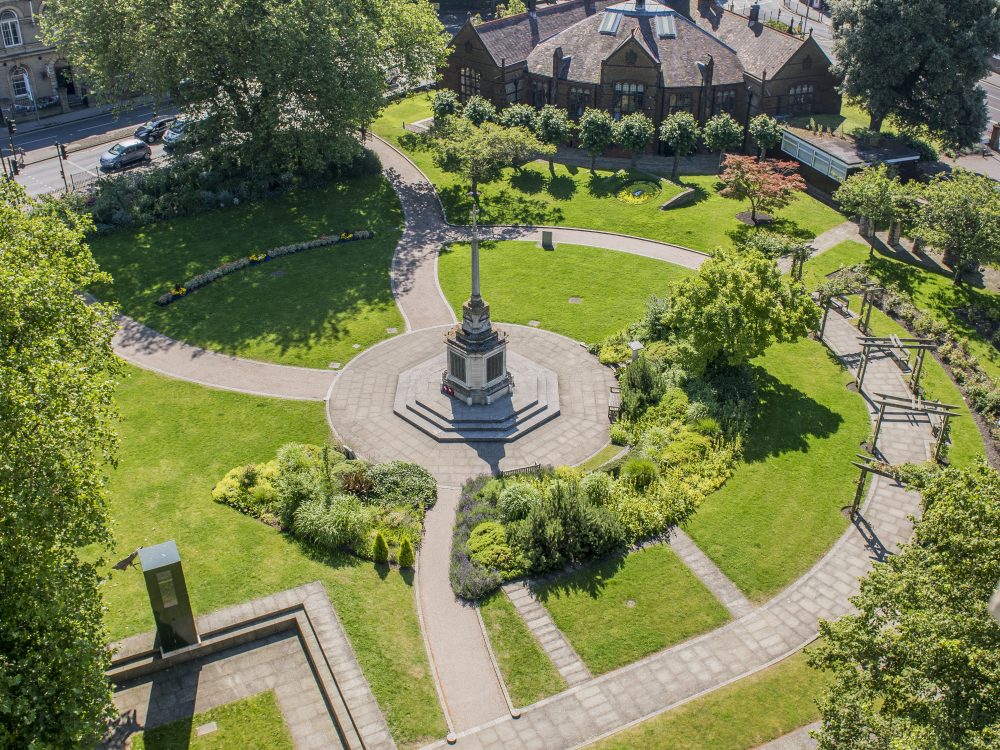 The Red Mount Chapel situated in the centre of The Walks in King's Lynn.