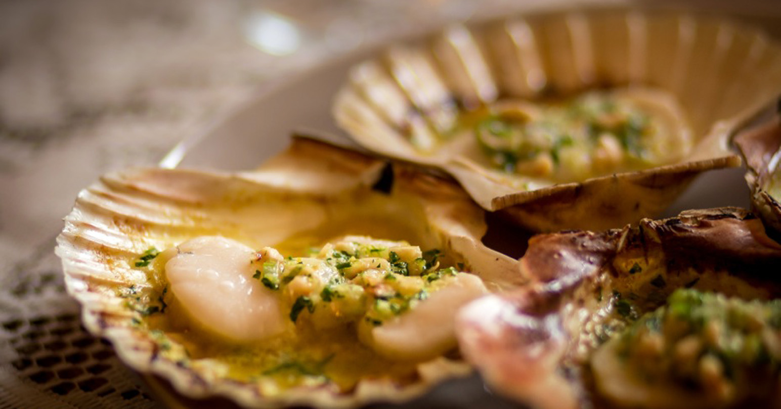 Oysters served at No Twenty 9 Bar and Restaurant in Burnham Market, West Norfolk.