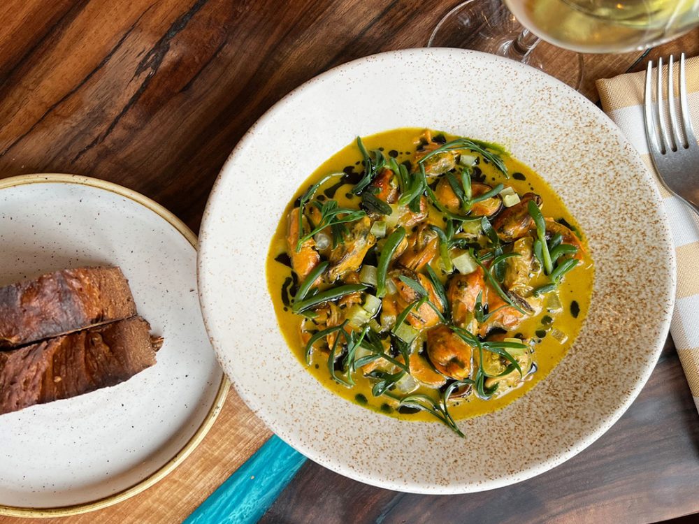 A seafood dish served at The Gin Trap Inn in Ringstead, West Norfolk.
