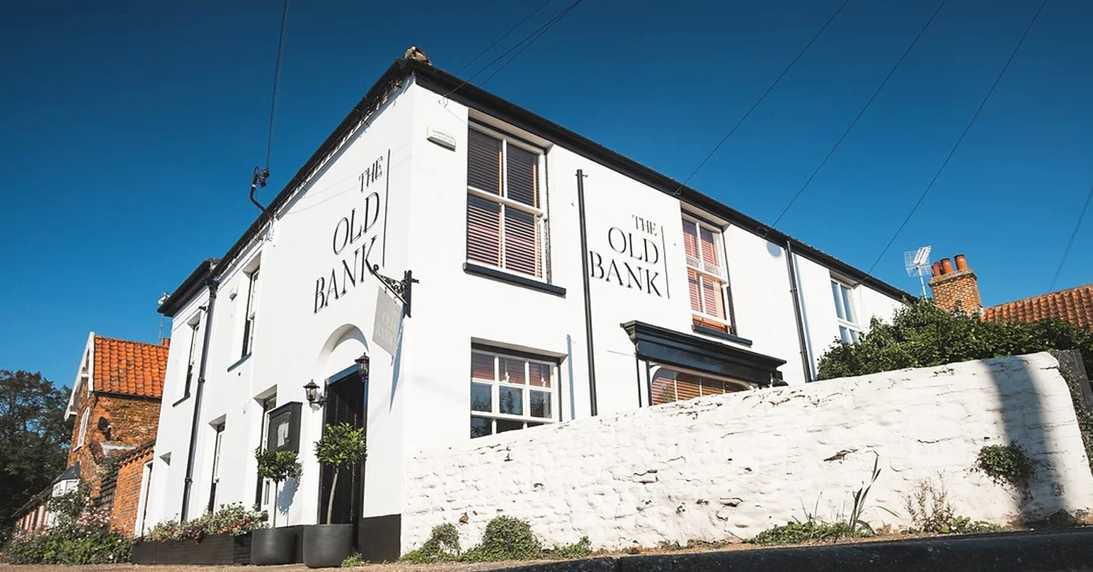 The exterior of The Old Bank Bistro in Snettisham, West Norfolk.