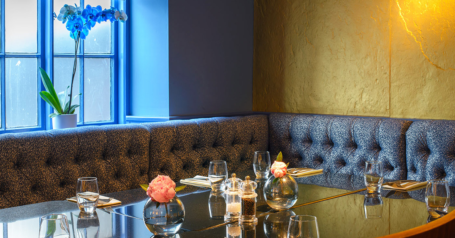 The interior of The Orange Tree in Thornham, West Norfolk.