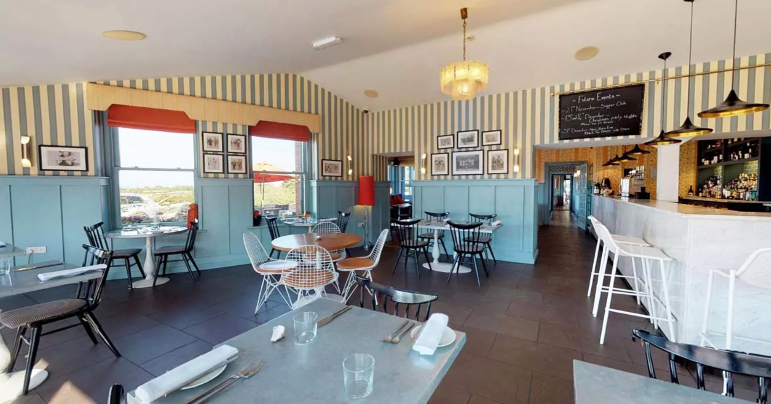 The interior of Titchwell Manor in Titchwell, West Norfolk.