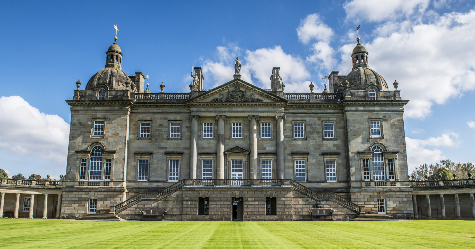 The exterior of Houghton Hall in West Norfolk.