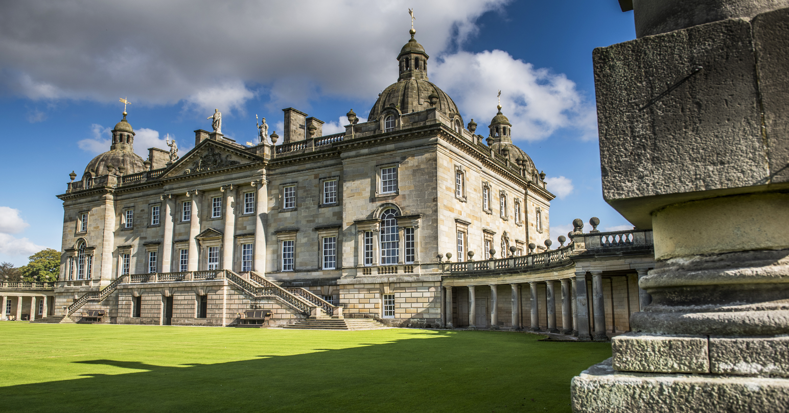 The exterior of Houghton Hall in west Norfolk.