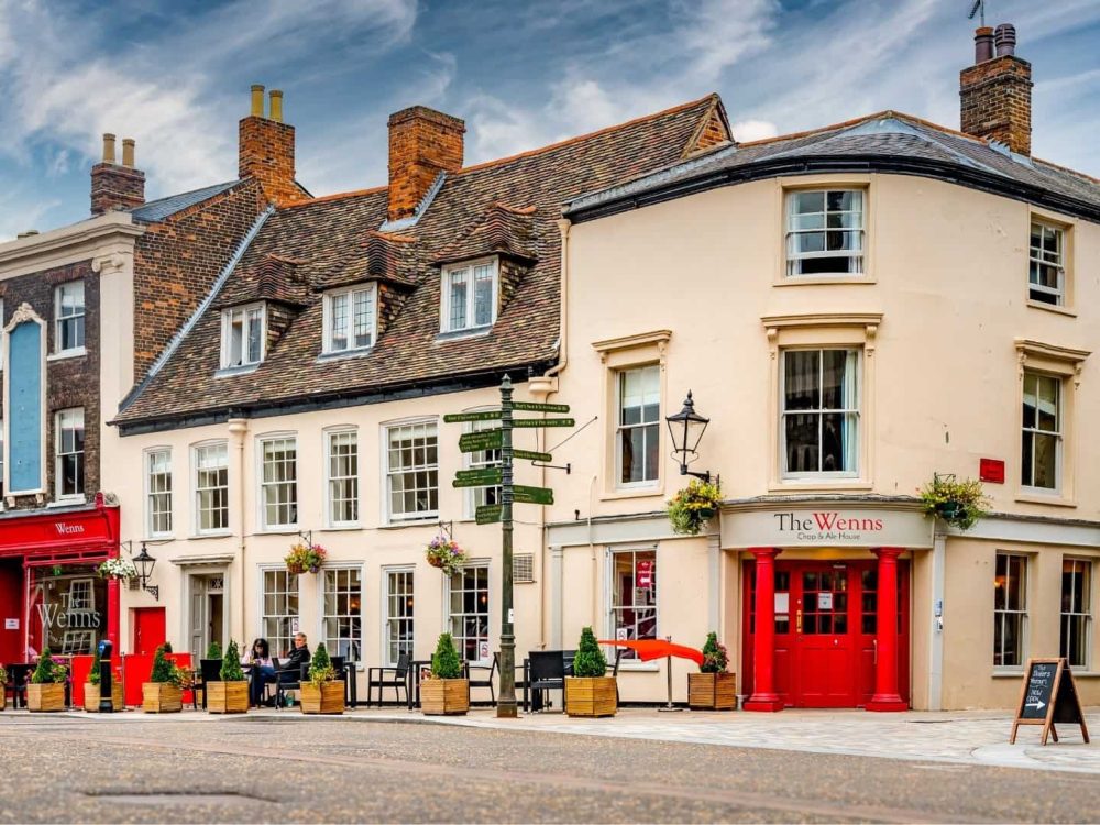Water Ski Racing on the River Ouse in King's Lynn, West Norfolk.
