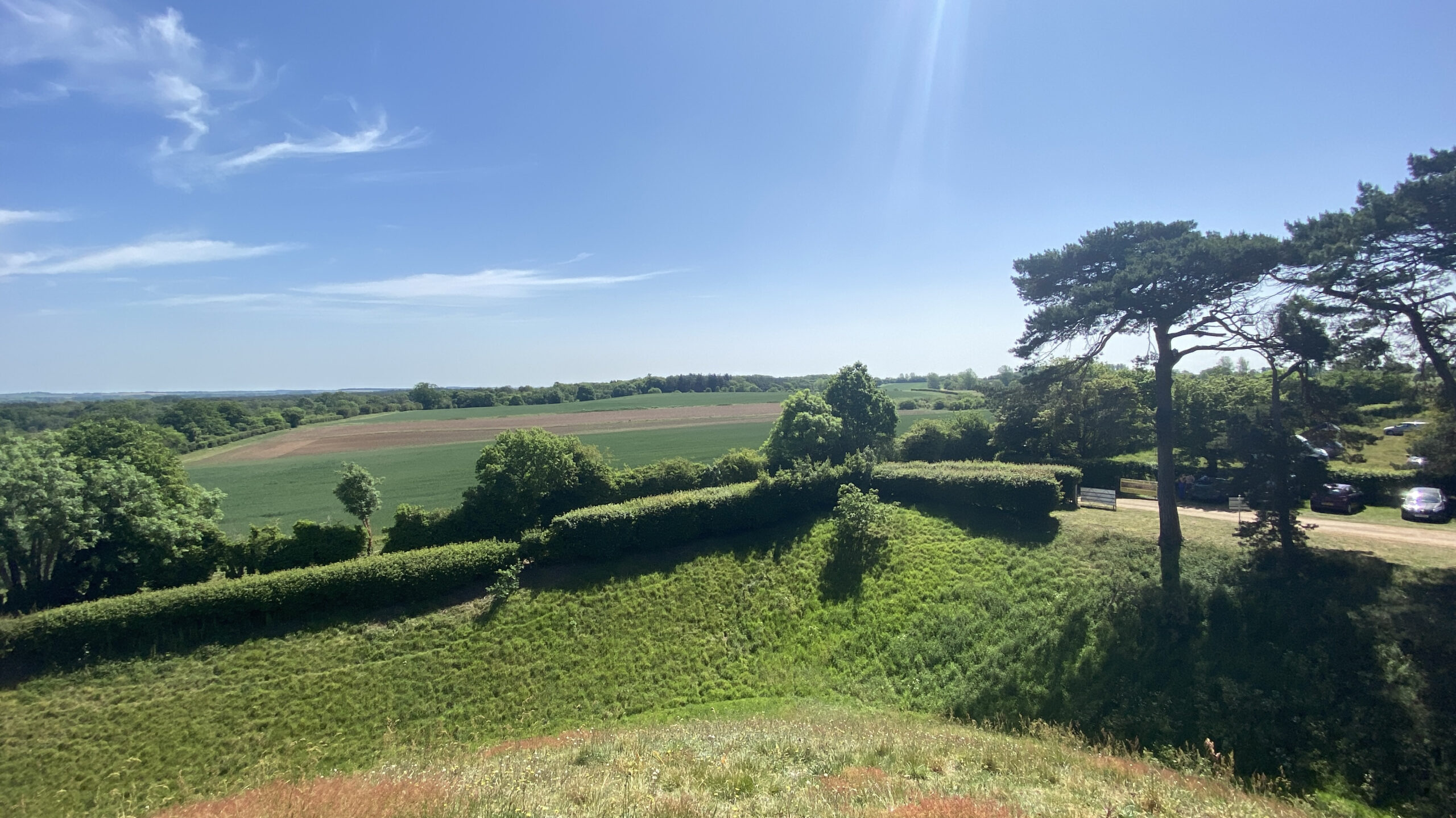 View from Castle Rising